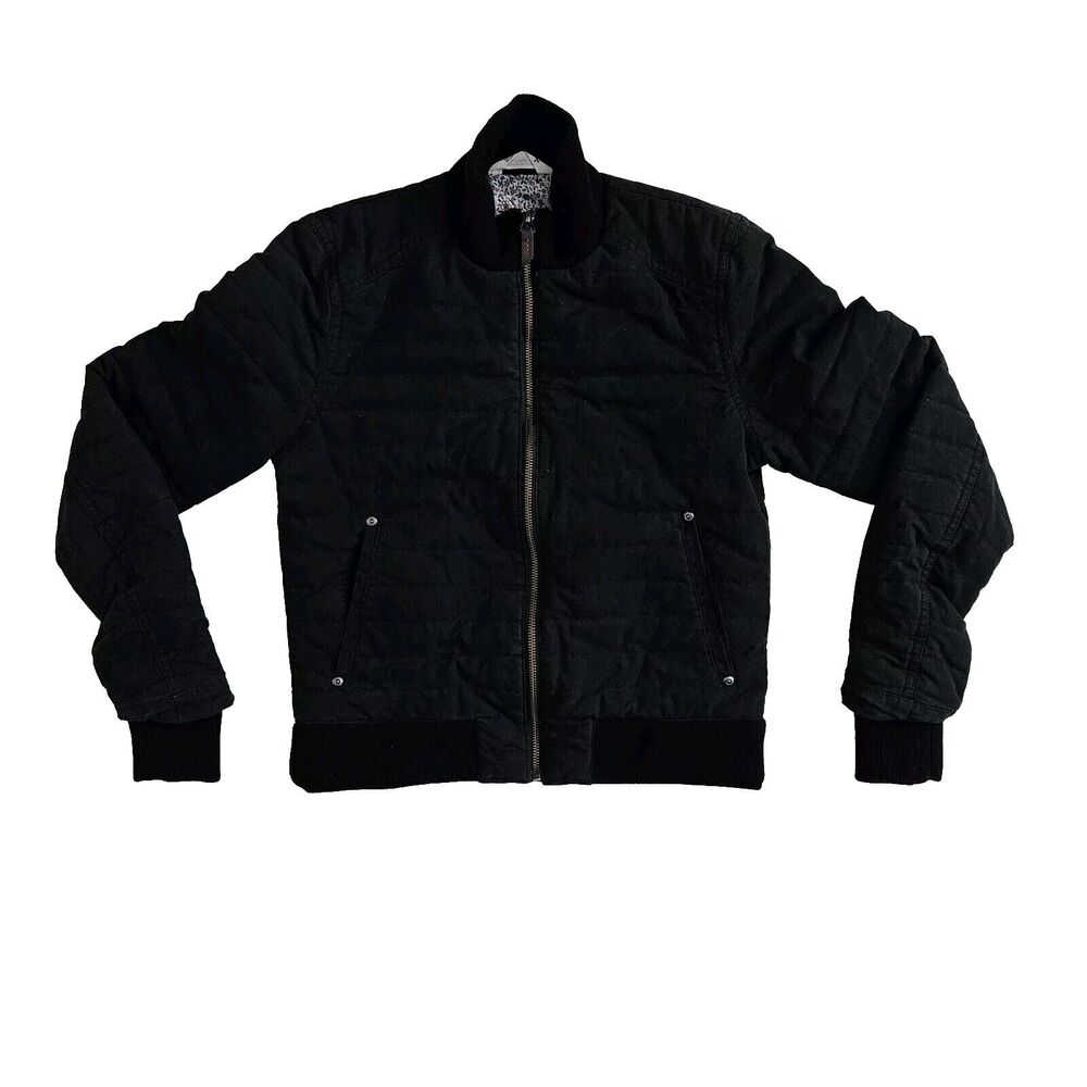 Mountain Khakis (Womens Small) Ludlow Swagger Bomber Zip Jacket Primaloft Black - Picture 1 of 7